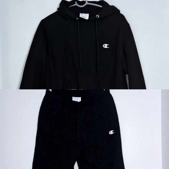 Champion reverse weave set hoodie sweatshirt joggers Small - Picture 1 of 4